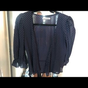 Reformation Wrap Blouse